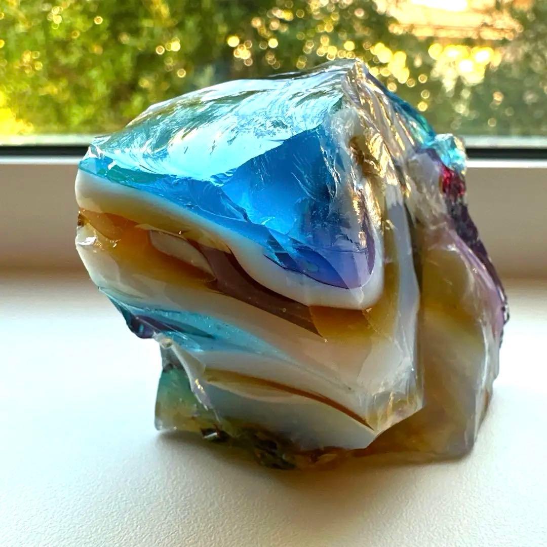 アンダラクリスタル　シエラネバダ　マルチカラー132.6g レア　Andara