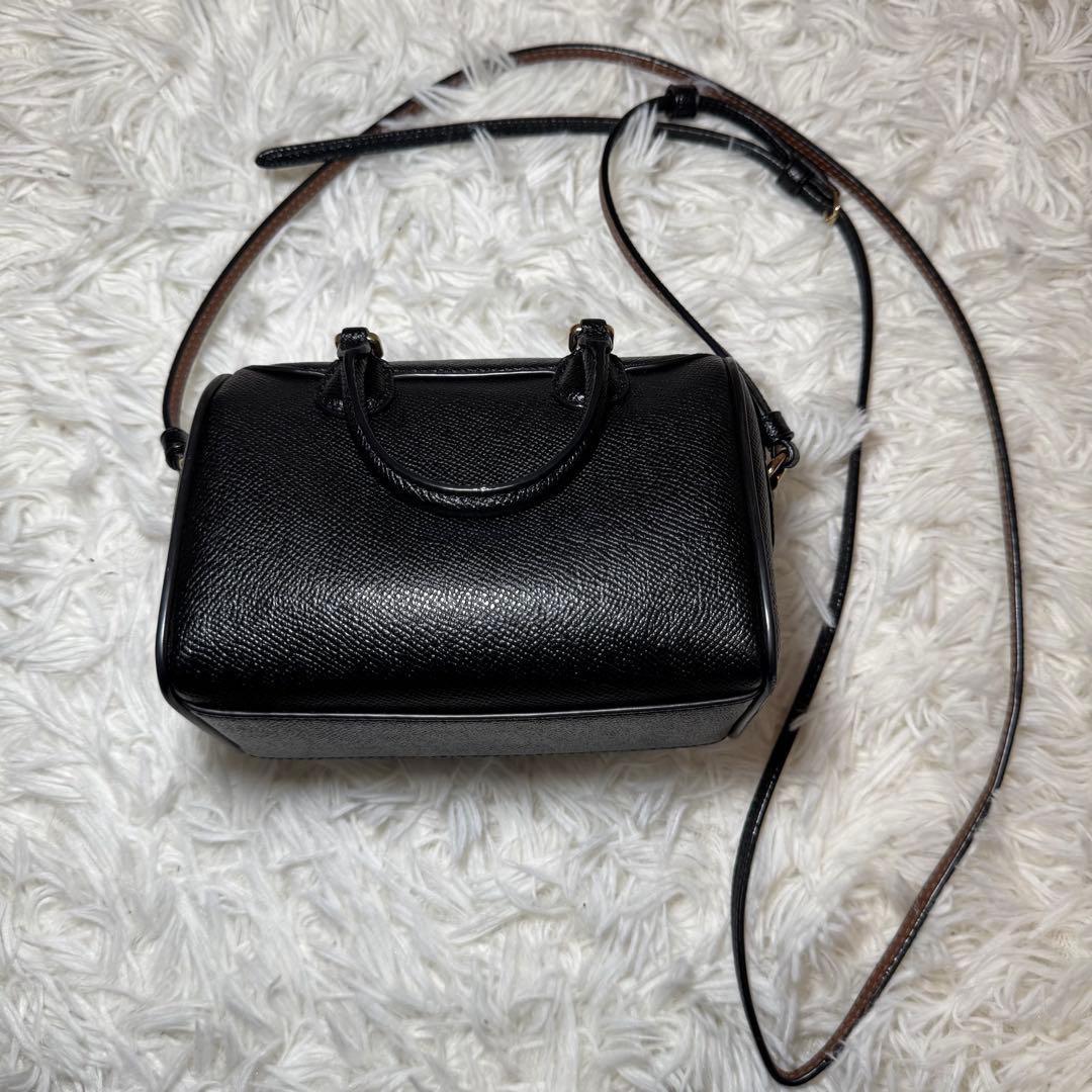 ☆COACH × PAC-MAN ミニボストンバッグ 黒 グリッター 限定☆