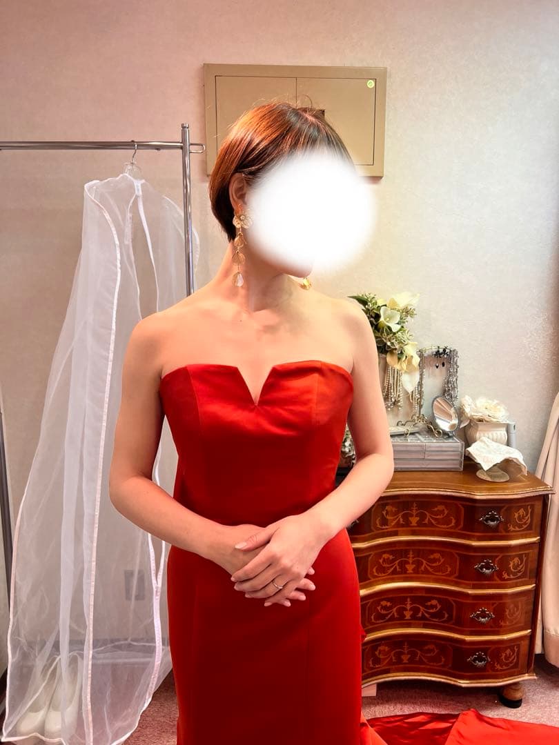 ぽ*こ様 Merry Marry オレンジマーメイドドレス