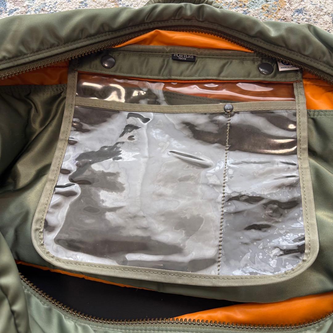 PORTER タンカー　ボストンバッグ　セージグリーン
