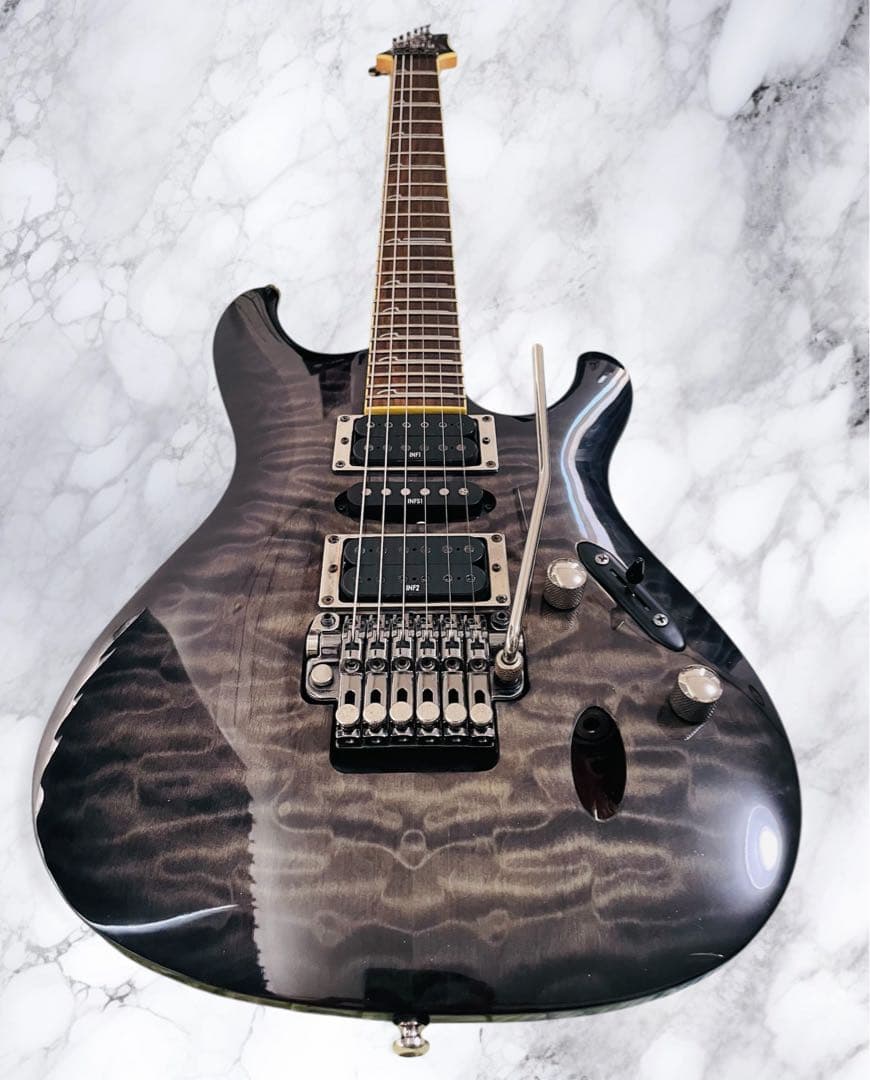 （美品）Ibanez S570DXQM TGB エレキギター