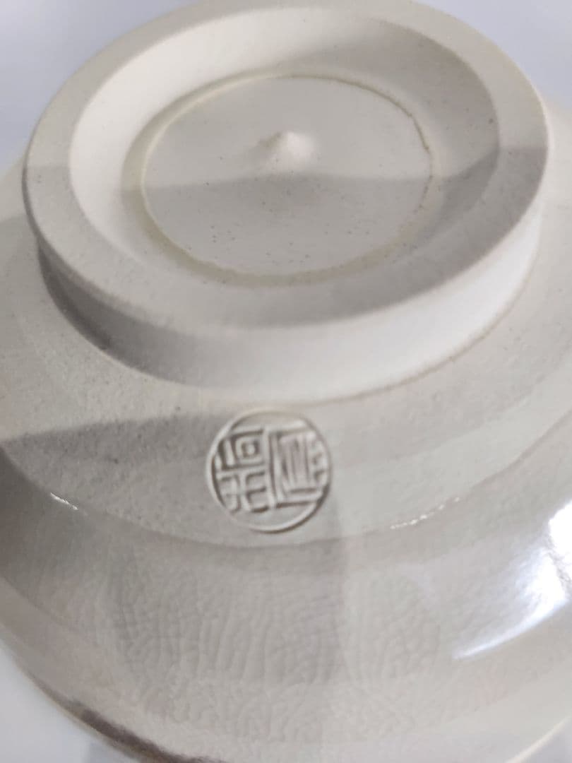 Y800-5 茶道具 京焼 茶碗 平安 手塚桐鳳 御題春茶碗 共箱 JJJ