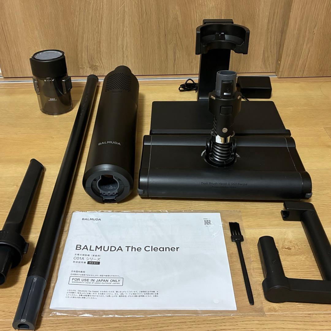 BALMUDA C01A BK スティッククリーナー The Cleaner