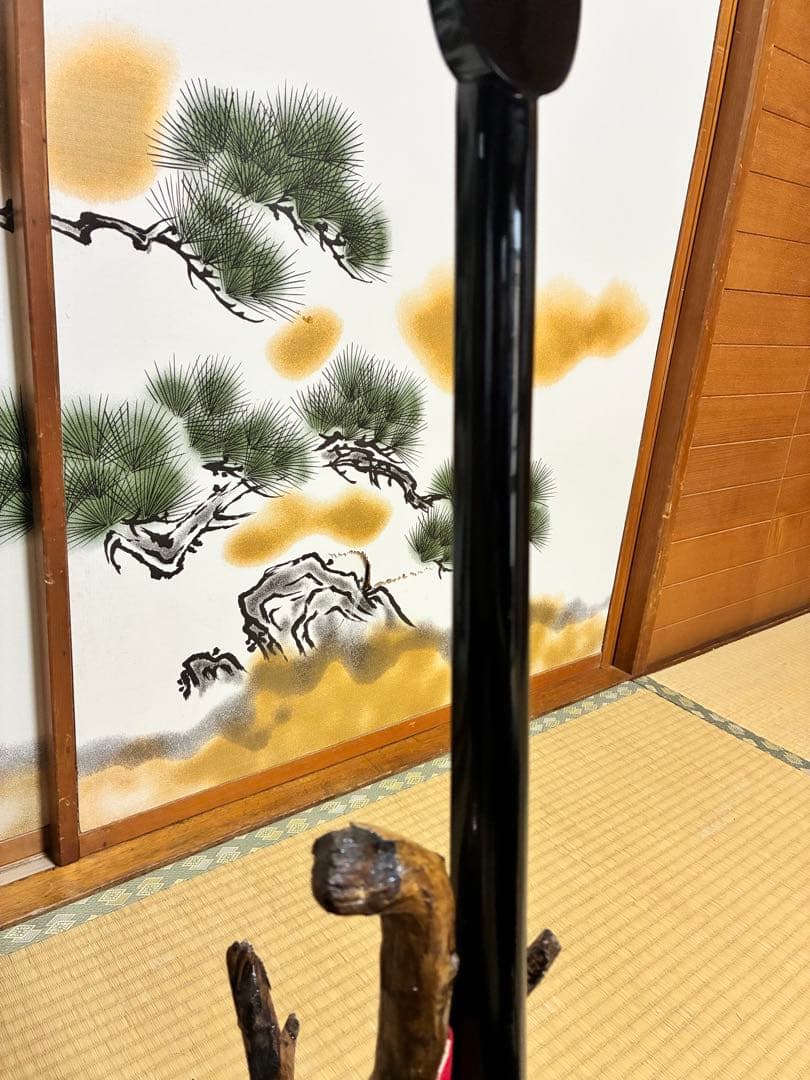 沖縄三線！貴重！知念大工型！本蛇皮！本張り！【一枚張り】