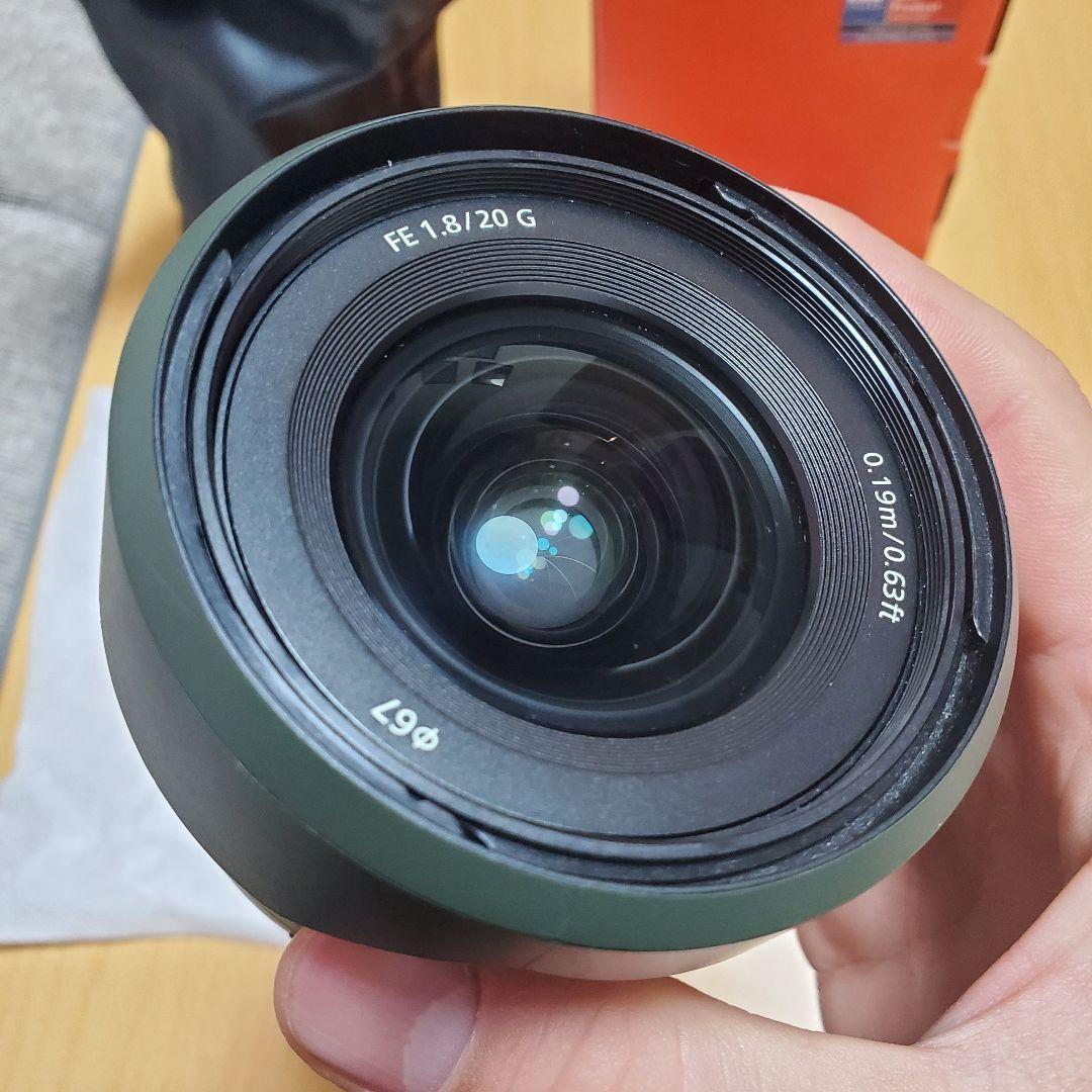 SONY FE 20mm F1.8 G レンズ プロテクター付き