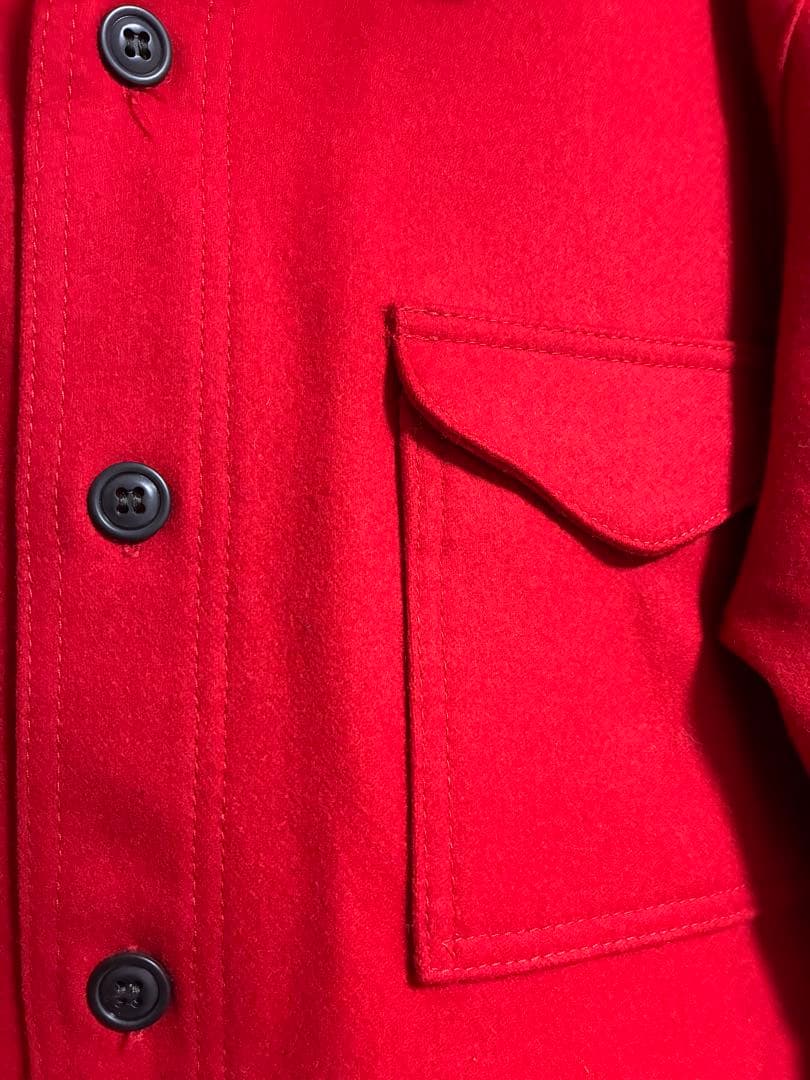 【USA製】FILSON フィルソン ウール シャツジャケット 赤 M CPO