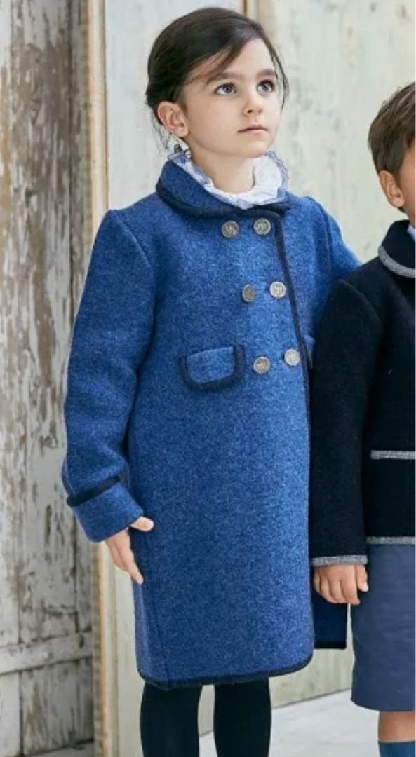 美品　Amaia Kid アマイアキッズ　ウールコート　8