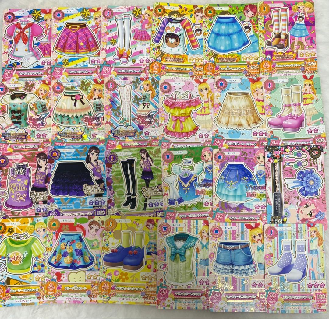 アイカツカード　セット　バラ　プレミアム