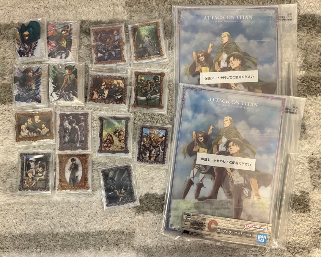 一番くじ 進撃の巨人A賞B賞I賞ラストワン賞フィギュアコンプセット　他　計45点