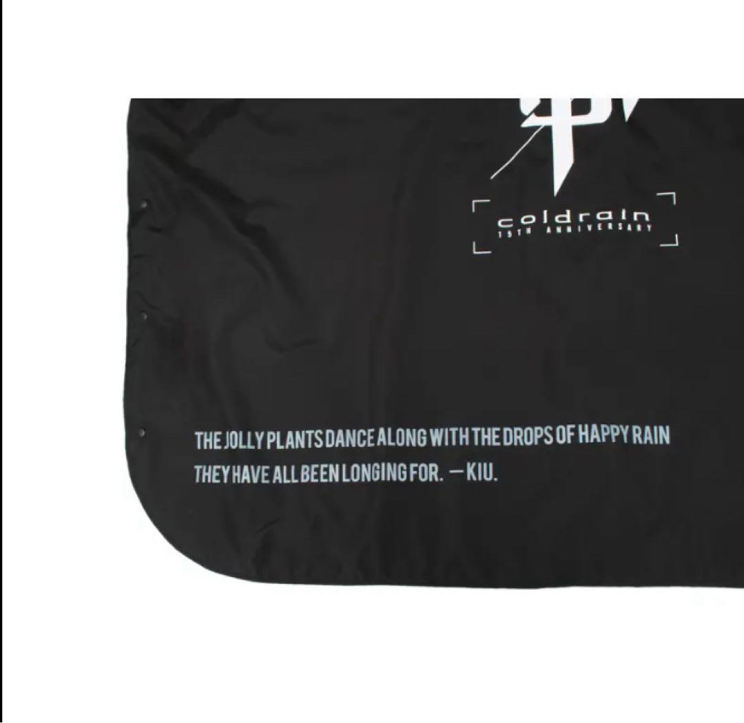 coldrain ✖︎ kiu レインポンチョ 未使用