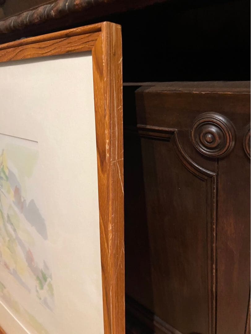 ポール•セザンヌ リトグラフ アート 絵画 インテリア 額縁