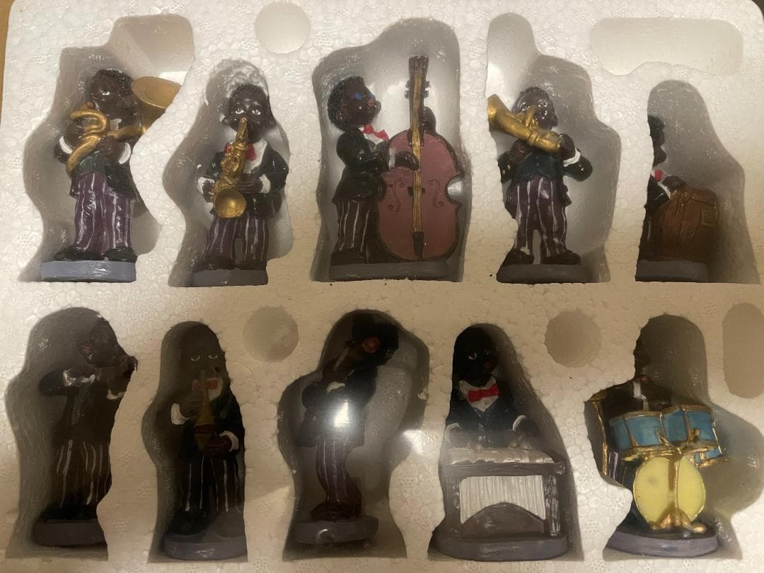 『レトロ・アンティーク』ジャズ人形10体セット[新品]