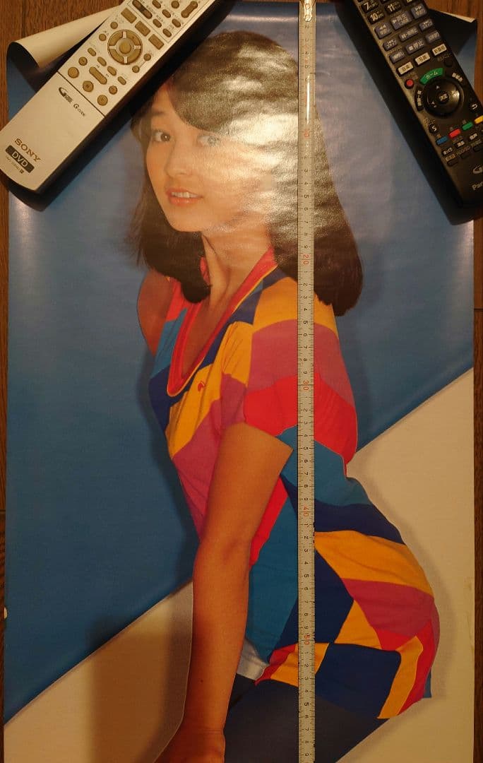 倉田まり子　『June浪漫』告知ポスター　ステッカーオマケ