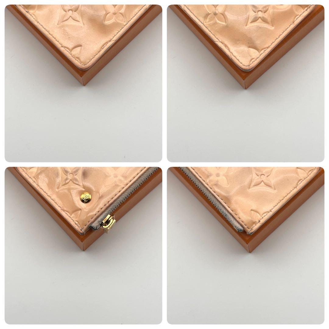 ルイヴィトン ケース ポシェットクレ ヴェルニ モノグラム ポーチ【良品】