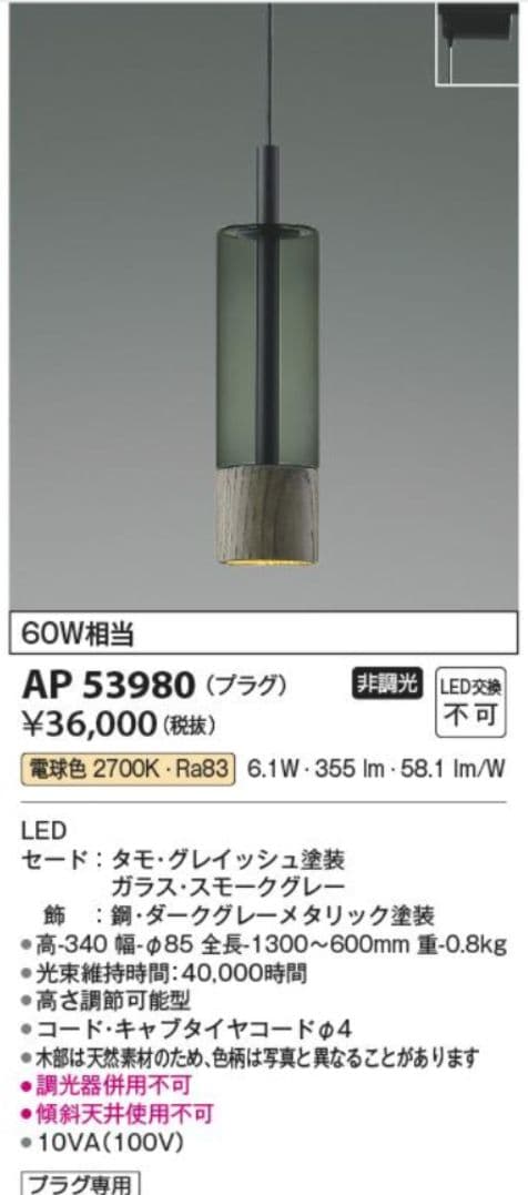 AP 53980 ペンダントライト