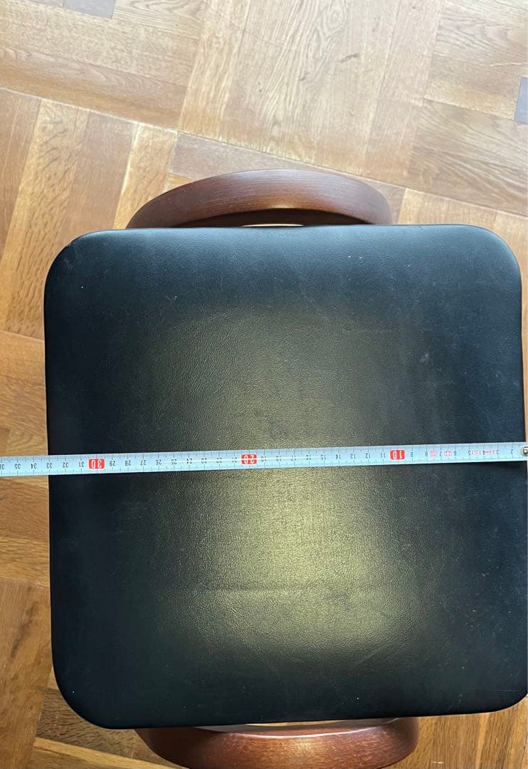 秋田木工 スツール 黒 2脚