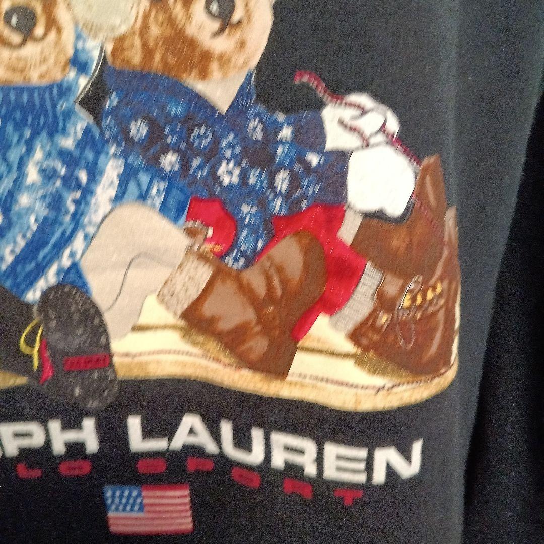 美品ラルフローレン♡ポロ♡ベアー♡ブラック♡160サイズ♡女性にも