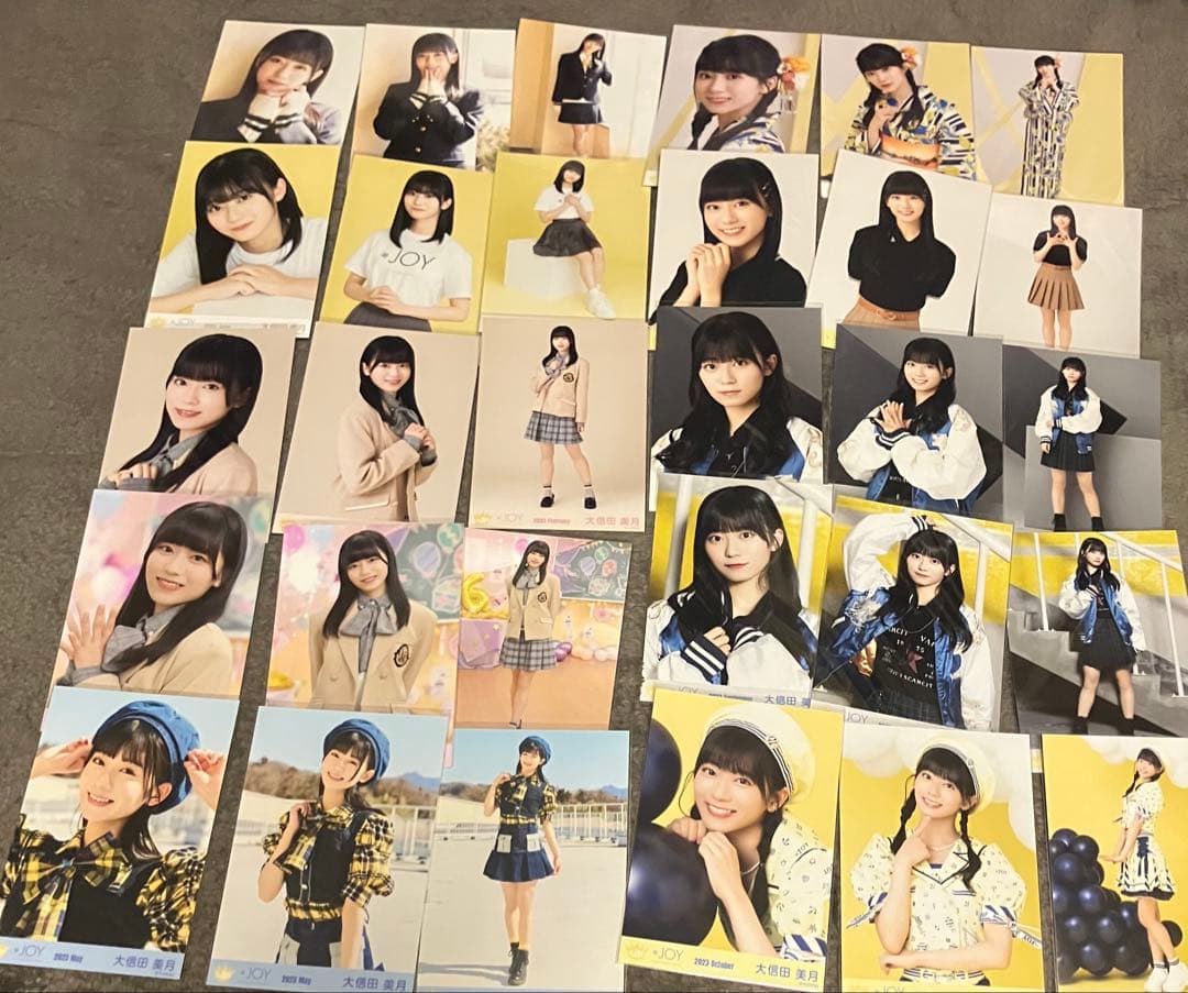≒JOY ニアジョイ 生写真セットコンプ 大信田美月　バラ売り可能
