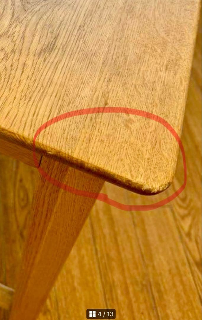 クラッシュゲート バーニー　CRASH GATE ダイニングテーブル 1500