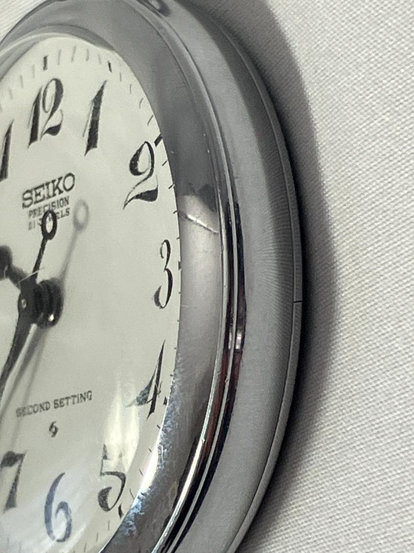 【稼働・美品】SEIKO セイコー プレシジョン　21石　手巻懐中時計
