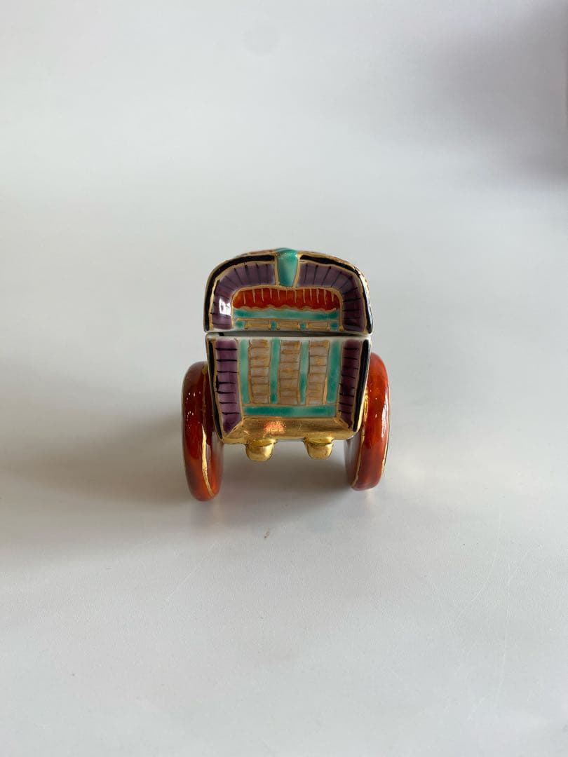 御所車香合　高野昭阿弥作　茶道具