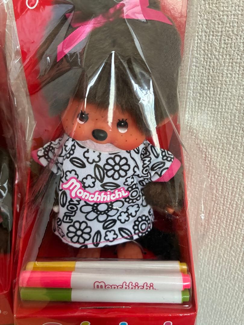 海外モンチッチ　バスローブ・エプロン・Coloring Tea Girl 3体