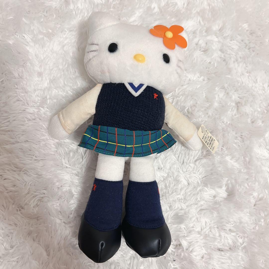 激レア ハローキティ 女子高生 制服 ぬいぐるみ 2003年製