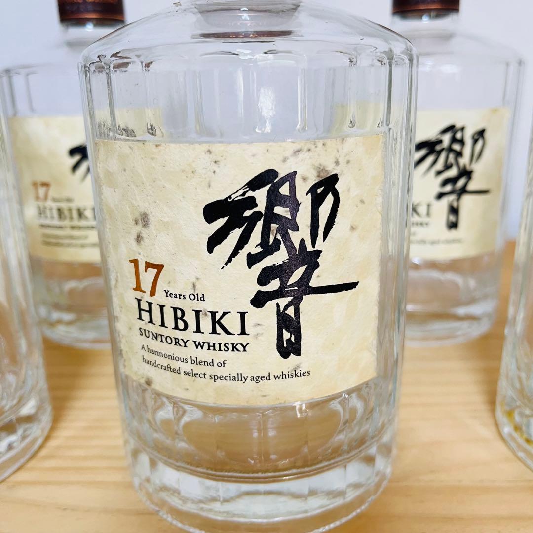 【空き瓶】サントリー　響　17年　6本 内1本旧ラベル