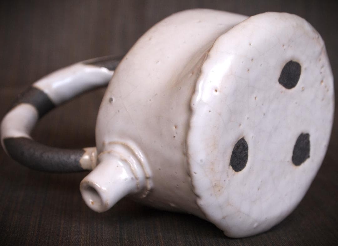 人気作家★石井隆寛【師：隠崎隆一】白釉手付酒注