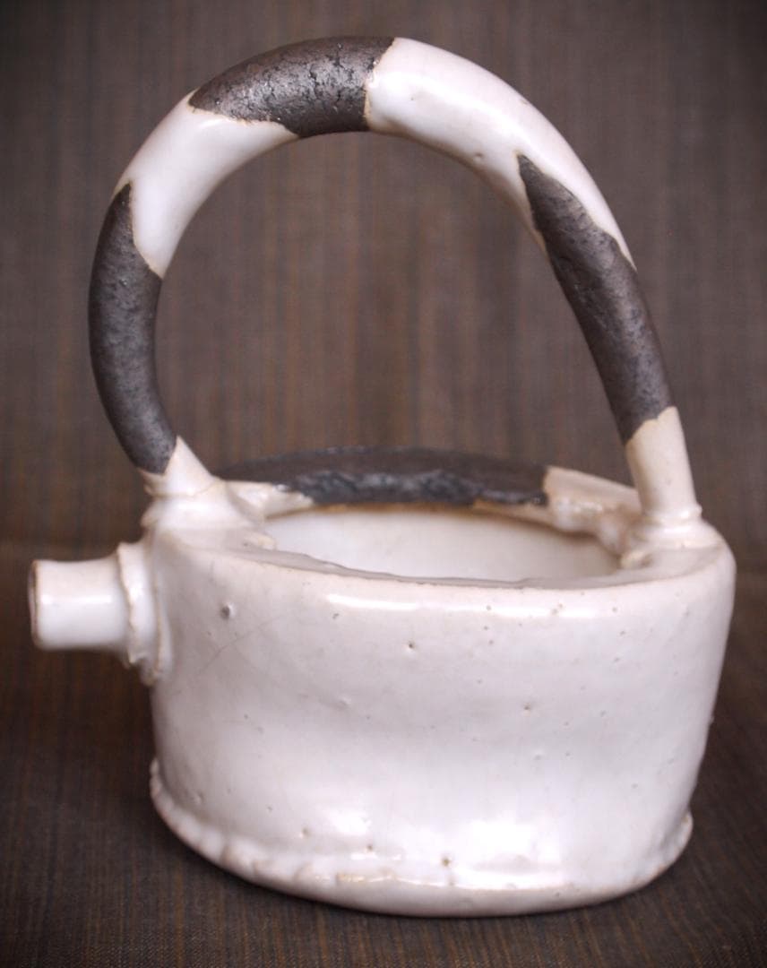 人気作家★石井隆寛【師：隠崎隆一】白釉手付酒注