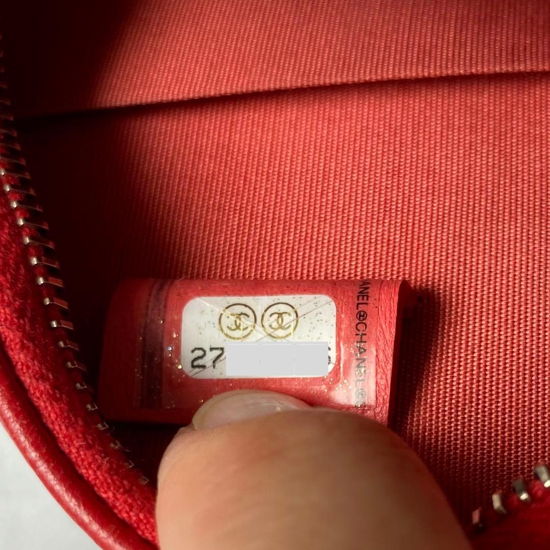 ★miyu★シャネル　チェーンショルダーバッグ　マトラッセ　ラムスキン　赤