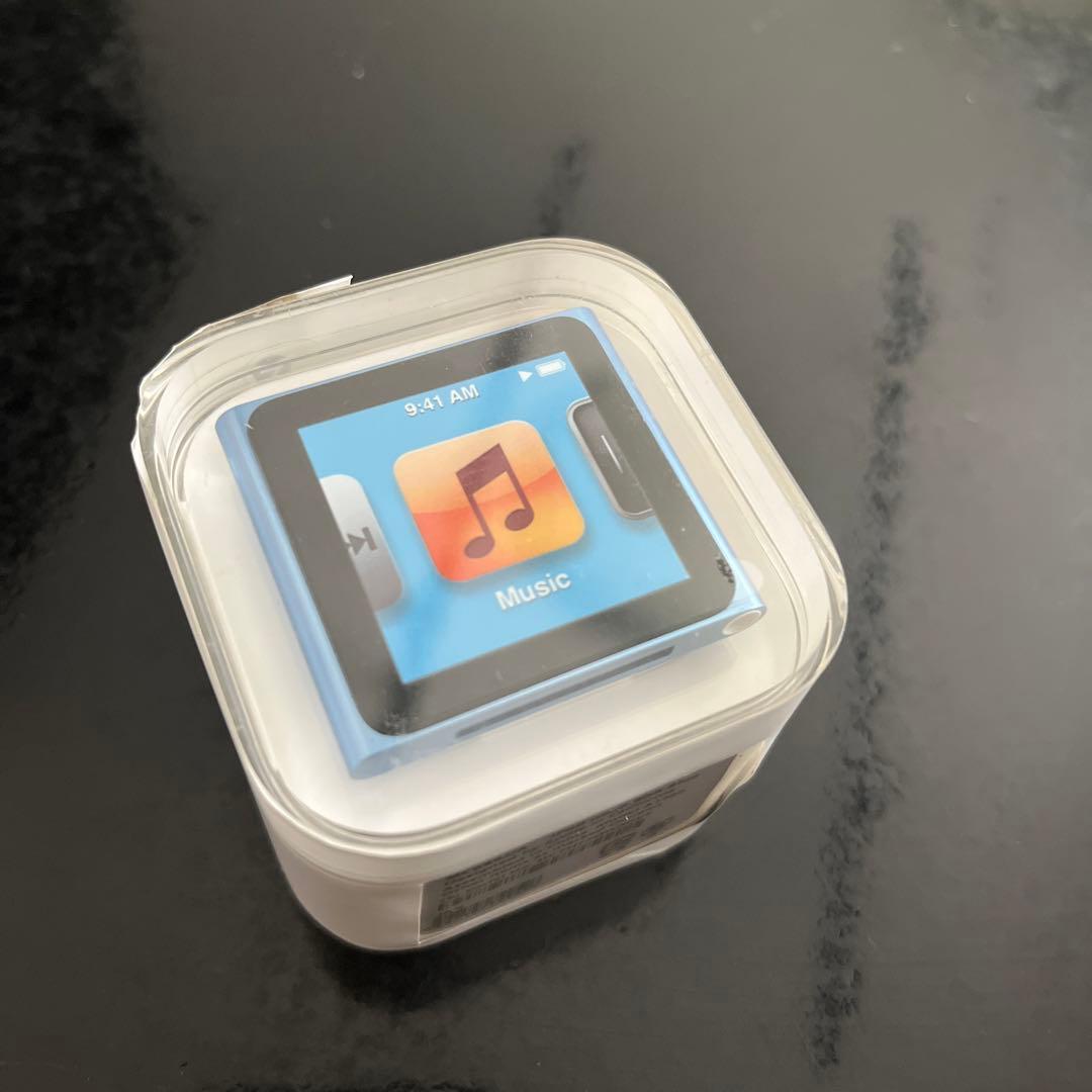 未使用未開封！iPod nano 8GB blue 第6世代