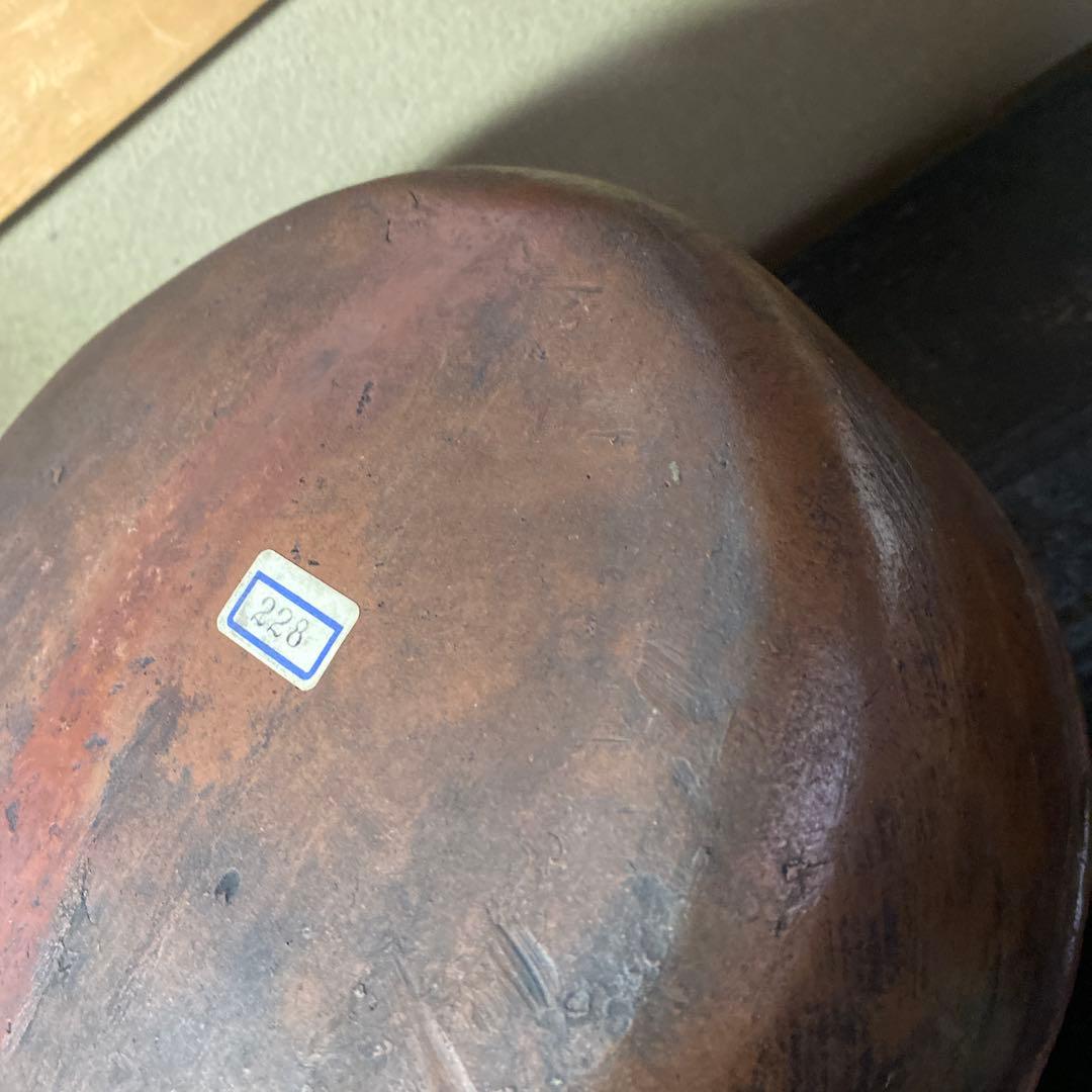 備前置き水指三日月に一文字