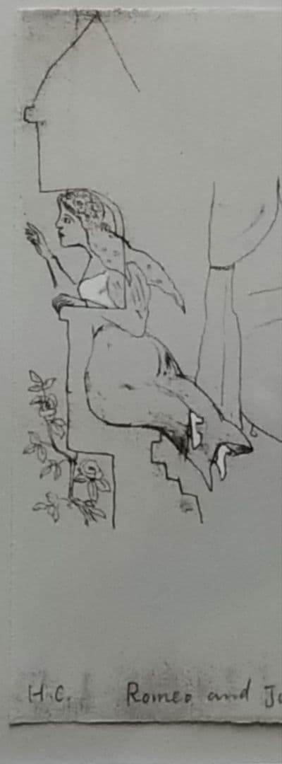 oy山本容子さんの銅版画 ロミオとジュリエット3 自筆サイン 限定HC 非売品