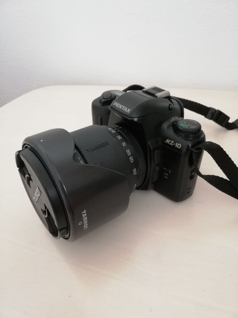 【値下げ】フィルムカメラ PENTAX MZ -10 TAMRON 望遠レンズ付