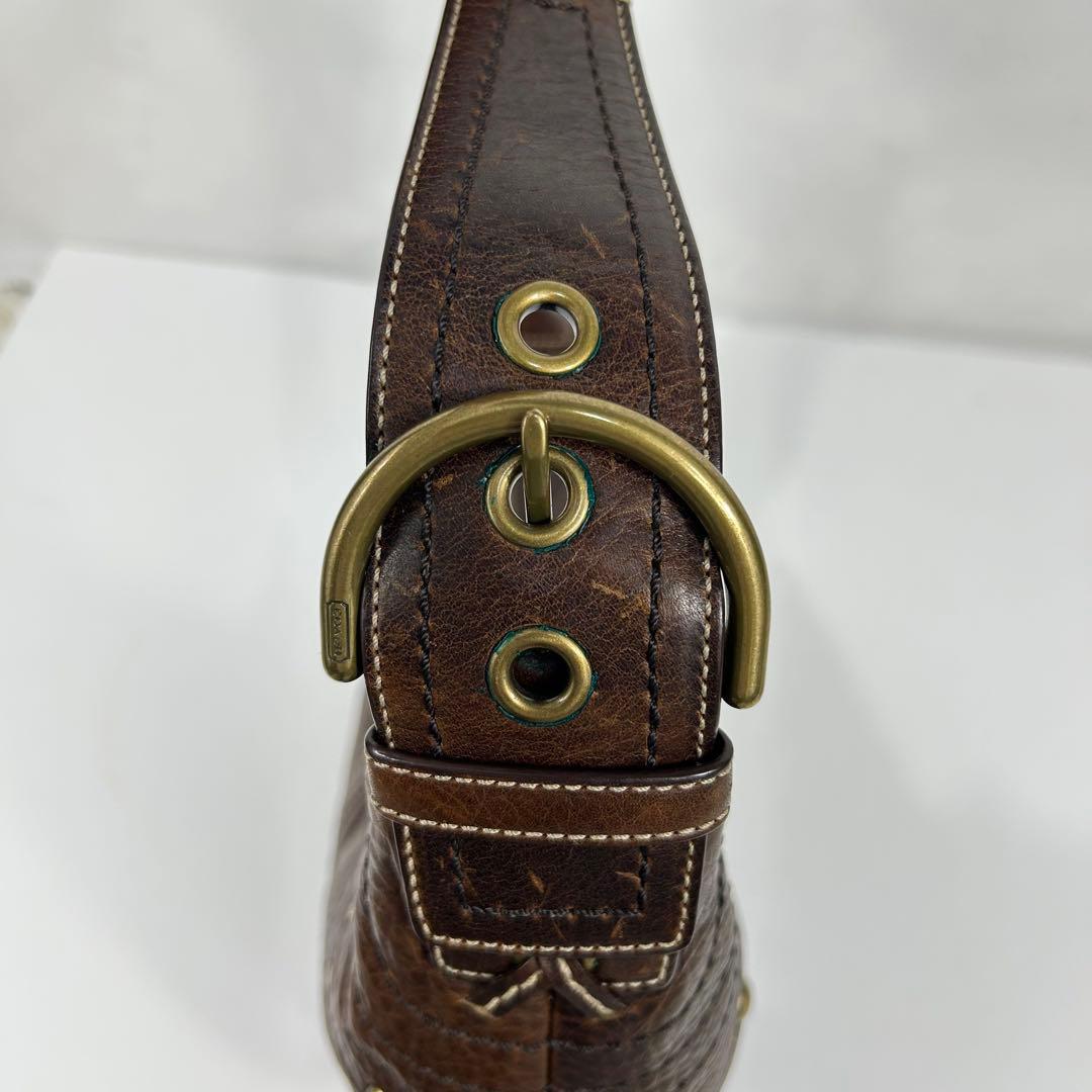 バッグ Coach Mia Studded Hobo Shoulder Bag