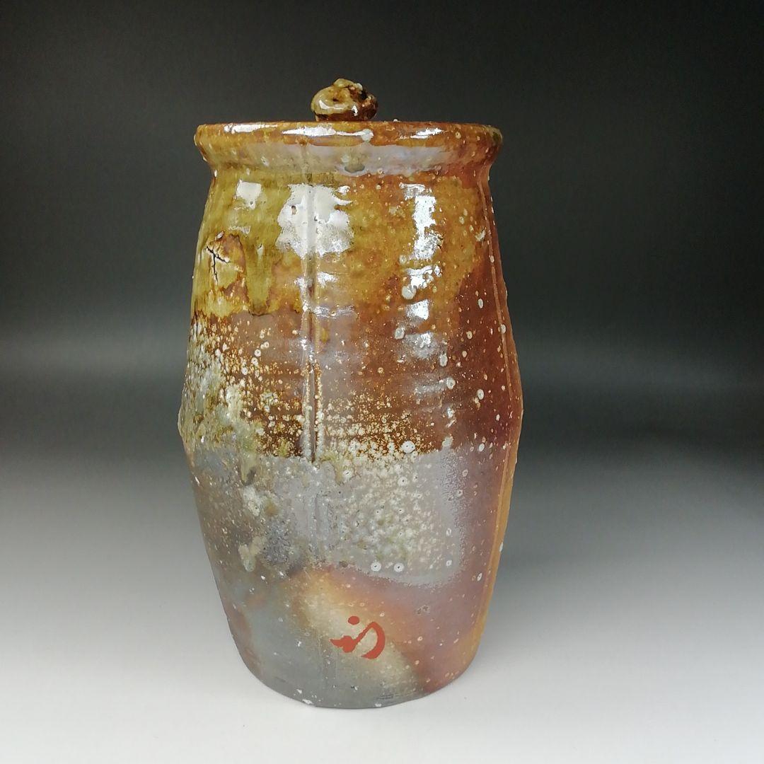 Ｔ１９１　水指　『細水指』『信楽焼　壺中窯　保庭楽入』『久田宗也(尋牛斎)箱書』