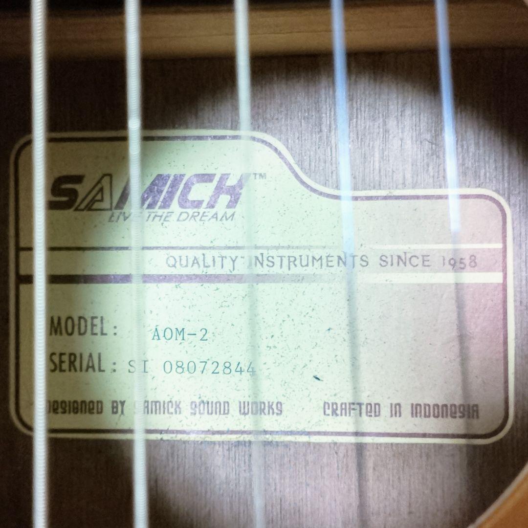 SAMICK　AOM-2　アコースティック ミニギター　トップ単板仕様！