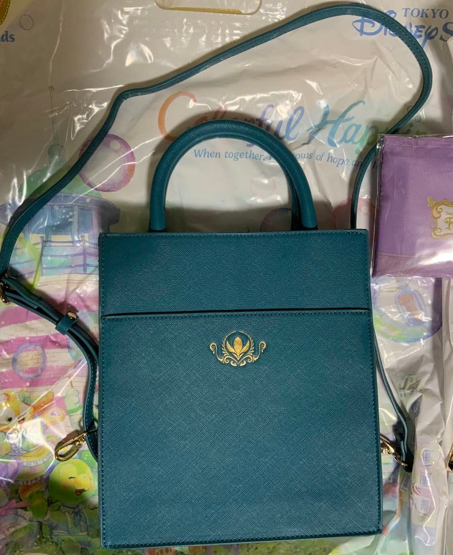 ディズニー　しまむら　ちはるコラボ　アナと雪の女王　トートバッグ　ファンスプ