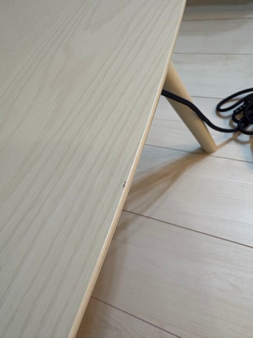 折りたたみ式楕円型こたつ　2点セット　カルミナ