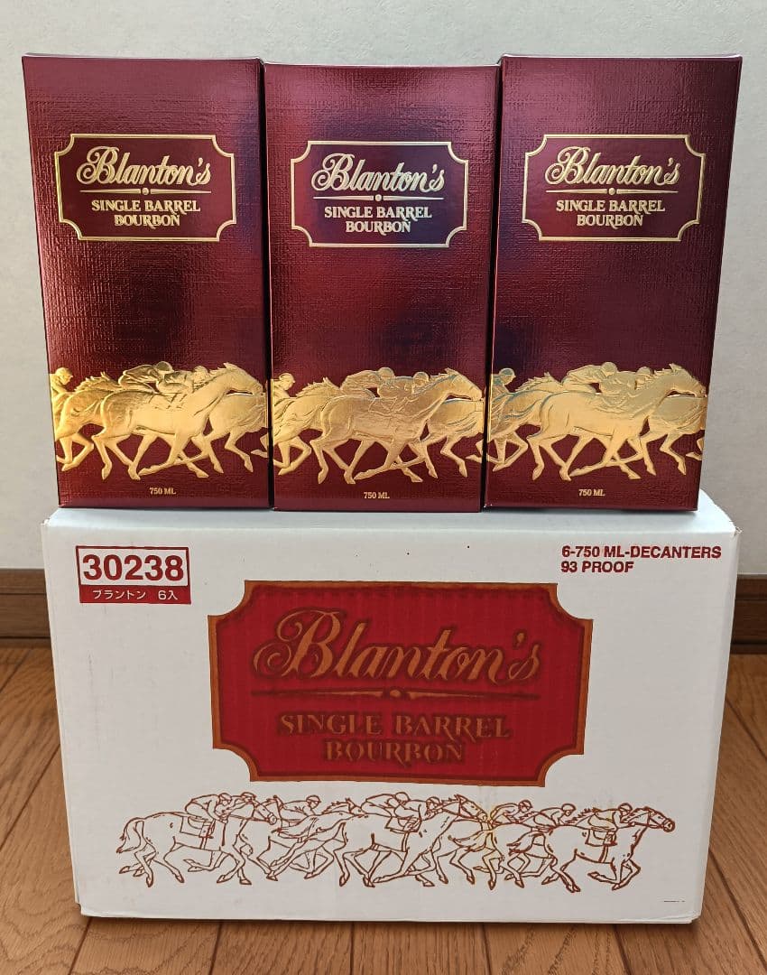 ブラントン シングルバレル レッド 12本 Blanton's Red