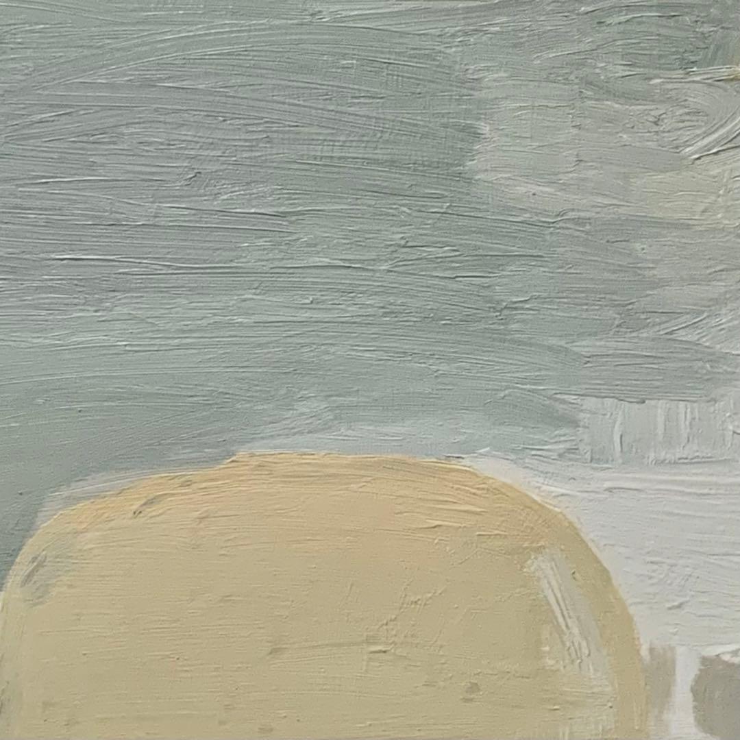 「墓標」 油彩 油絵 木製パネルに油彩 oil on board 現代美術