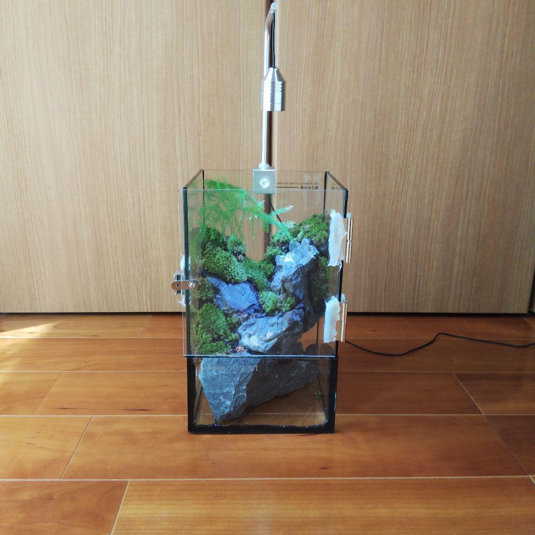 【受注生産】扉付き水槽　イモリウム パルダリウム テラリウム