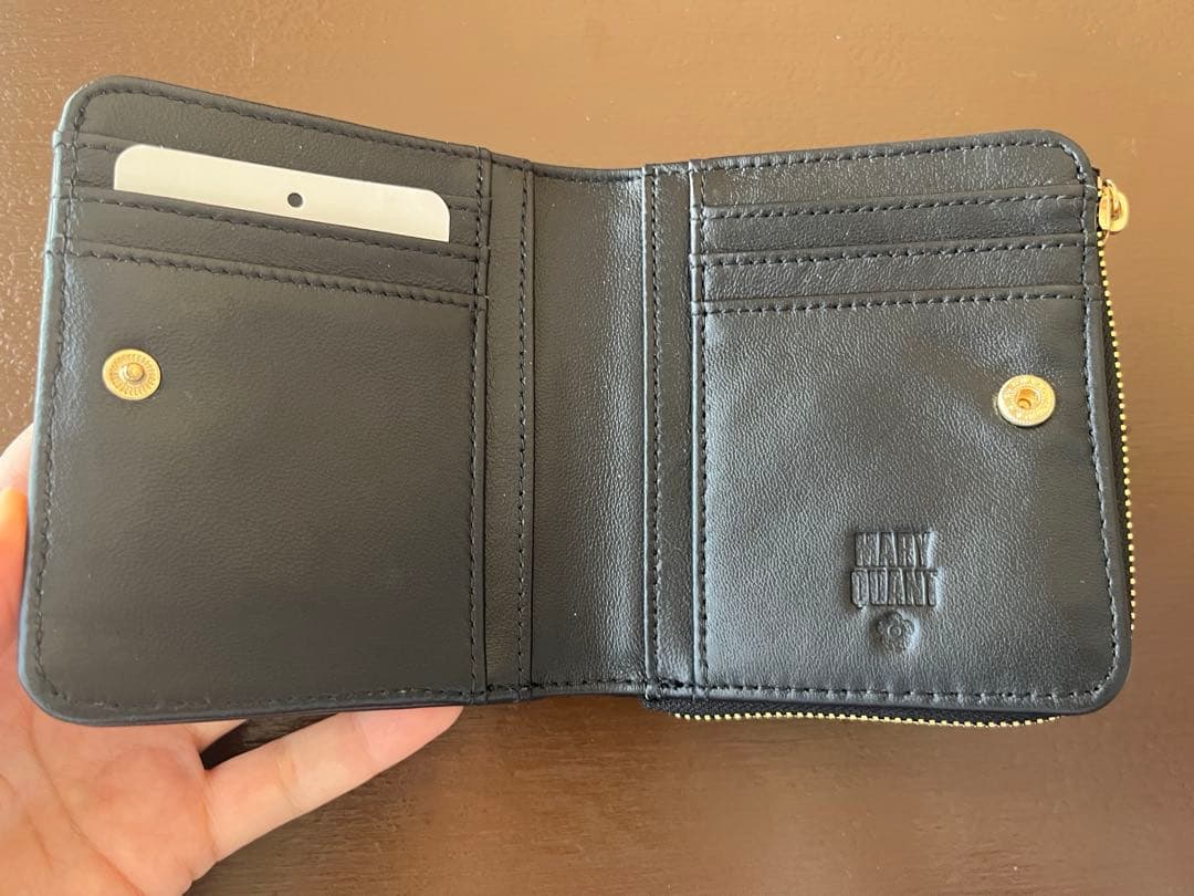 新品 マリークワント 二つ折り財布