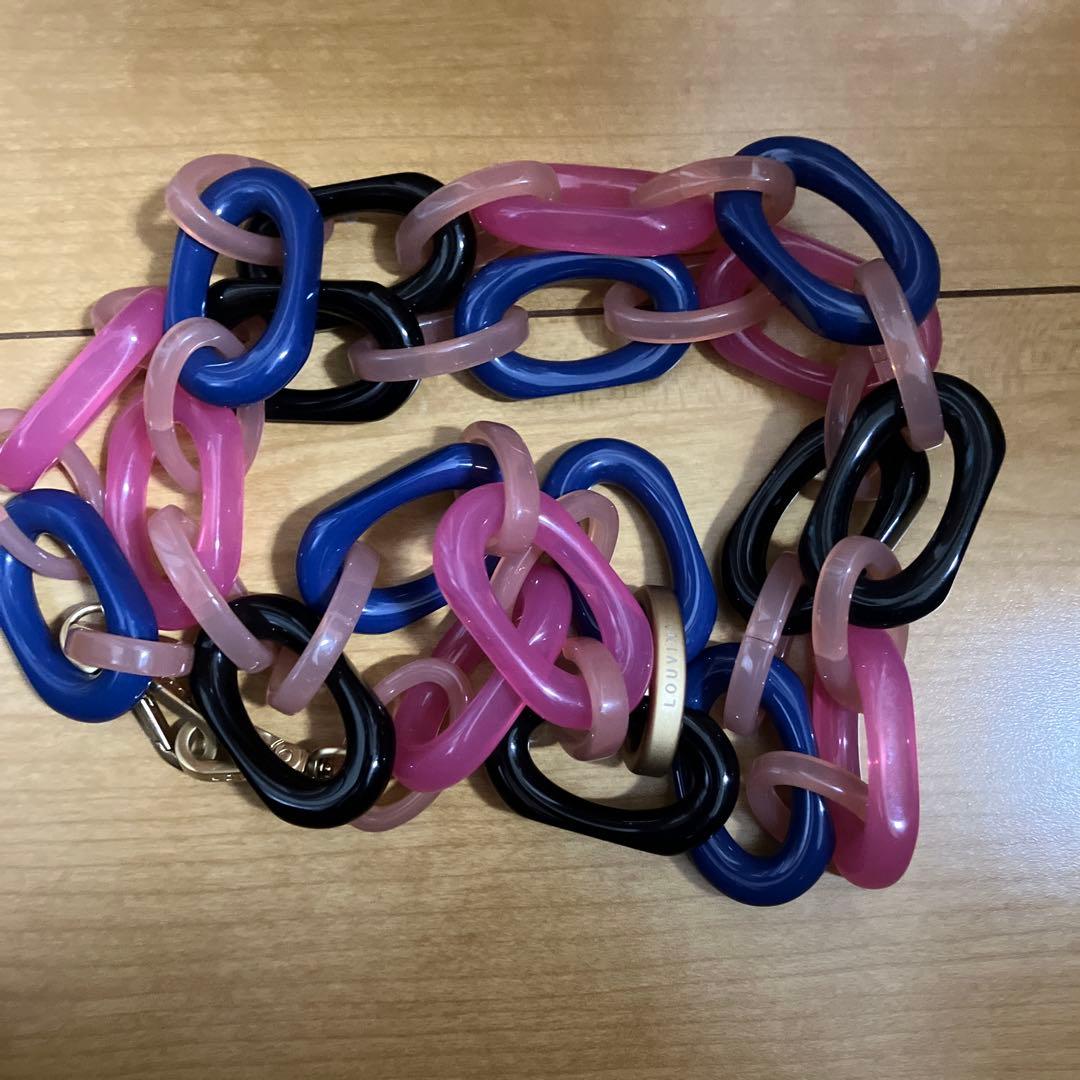 【LOUVINI】 CHIARA　NAVY-PINK ¥15,400