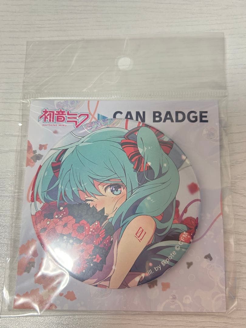 初音ミク 萩pote 缶バッジ