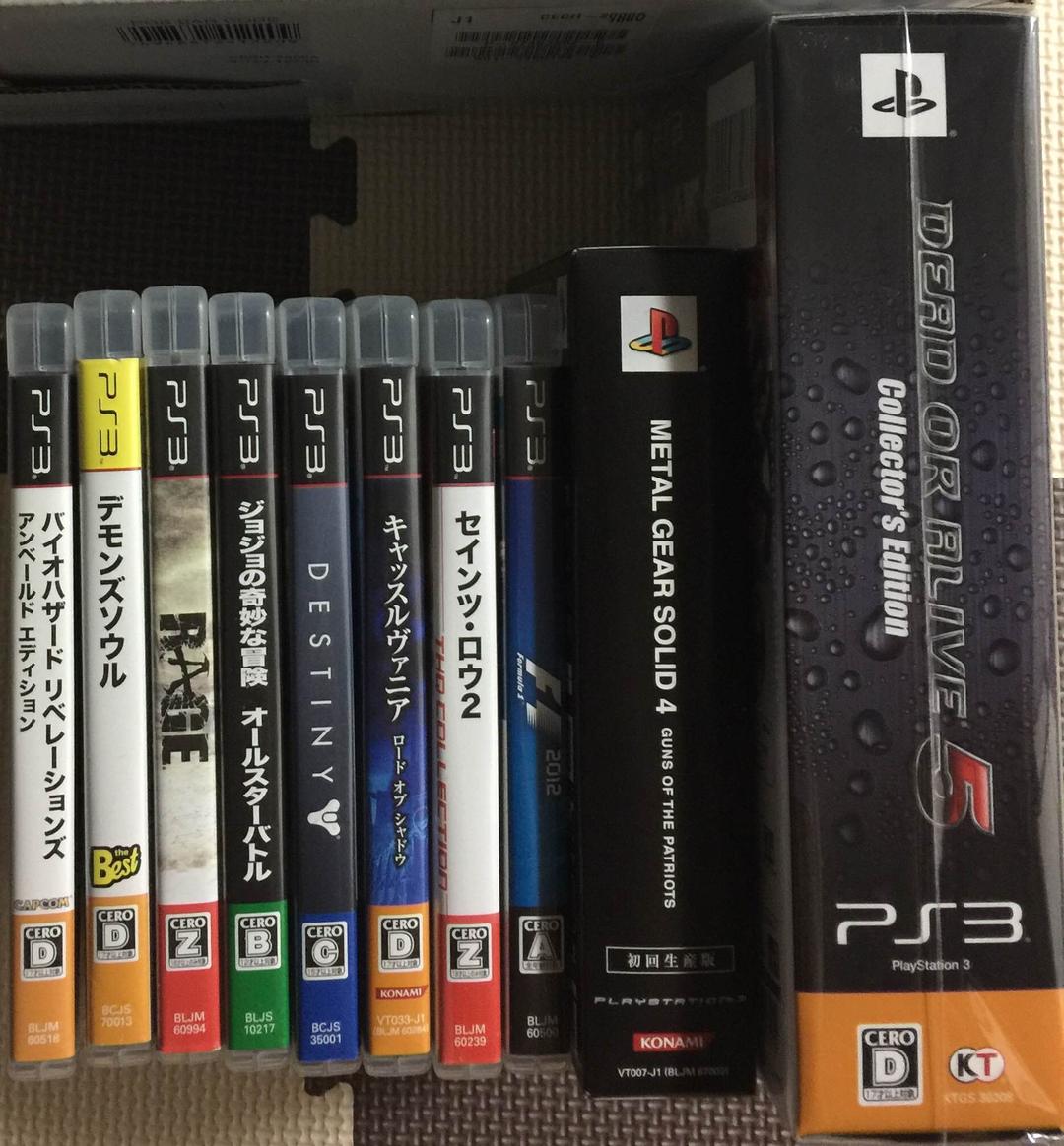 『nikoniko』PS3 本体 120GB ソフト10本セット