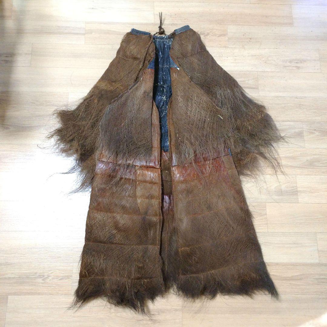 【貴重】棕櫚蓑 日本製 伝統工芸 蓑 合羽  雨具 みの かっぱ