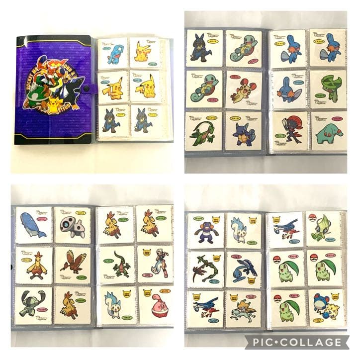 ポケモン　キャラクターデコシール　ポケモンパン　フォルダー2冊付