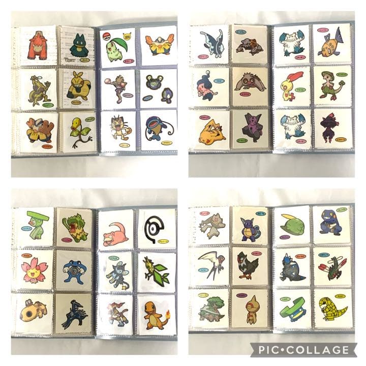 ポケモン　キャラクターデコシール　ポケモンパン　フォルダー2冊付